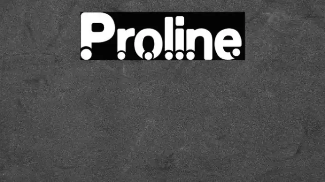 Proline Font examples