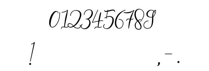 PrologueScriptLite-Regular Font OTHER CHARS