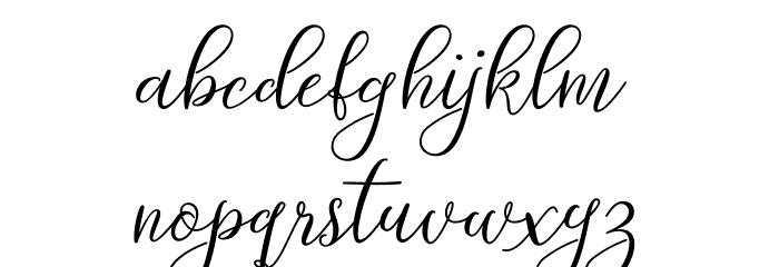 PrologueScriptLite-Regular Font LOWERCASE