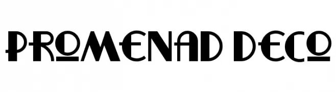 Promenad Deco  font caratteri gratis