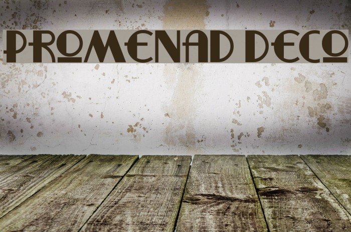 Promenad Deco Font examples