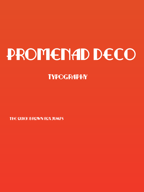 Promenad Deco Poster