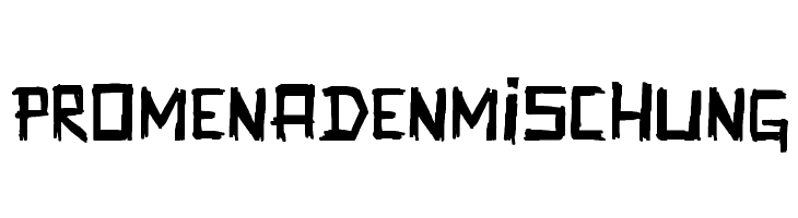 Promenadenmischung  Free Fonts Download
