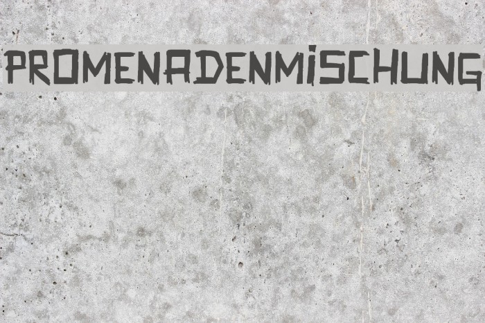 Promenadenmischung Font examples