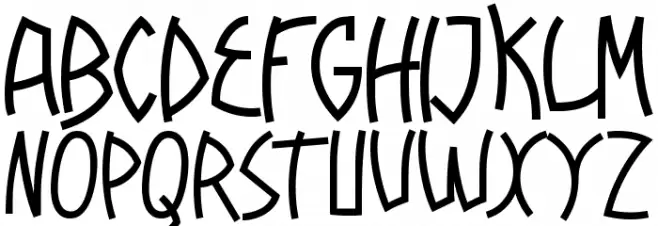 Promenades Schriftart Groß