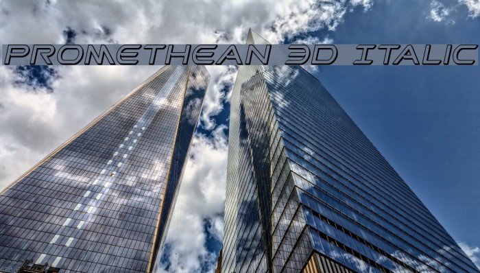 Promethean 3D Italic Example 2