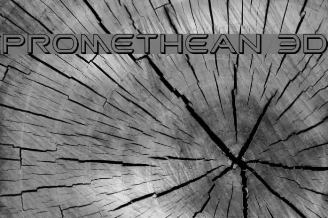 Promethean 3D Font examples