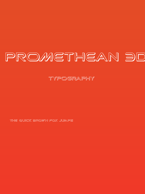 Promethean 3D Poster