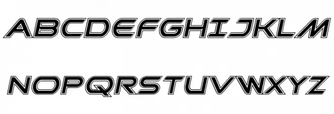 Promethean Academy Italic Schriftart Groß