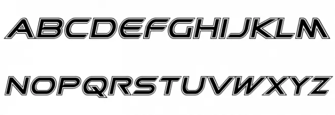 Promethean Academy Italic Fonte MINÚSCULAS