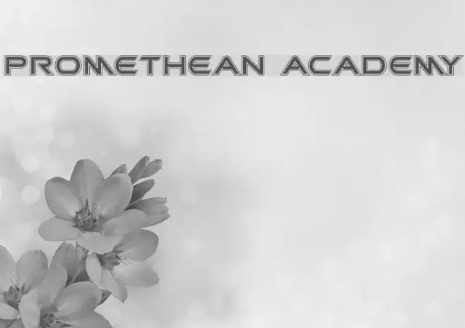 Promethean Academy Font examples