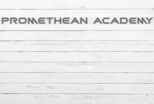 Promethean Academy Font examples