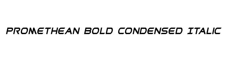 Promethean Bold Condensed Italic  Descarca Fonturi Gratis