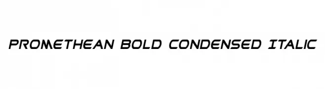 Promethean Bold Condensed Italic  Frei Schriftart Herunterladen