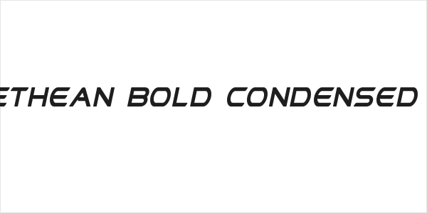 Promethean Bold Condensed Italic Logo