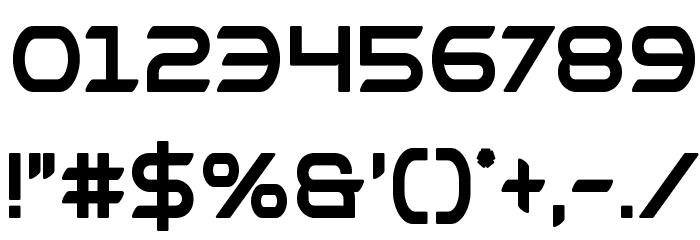 Promethean Bold Condensed Font OTHER CHARS