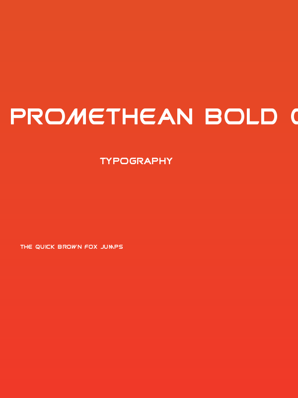Promethean Bold Condensed Poster
