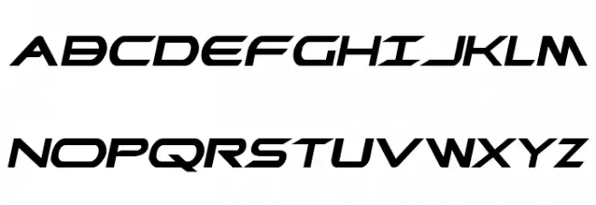 Promethean Bold ExpItalic 字体 大写