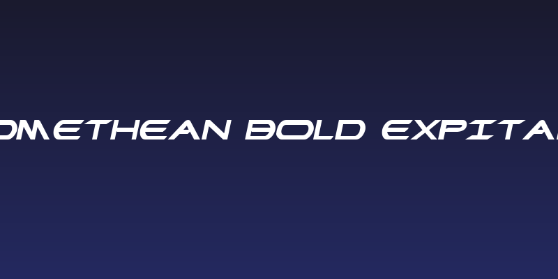 Promethean Bold ExpItalic Social Header