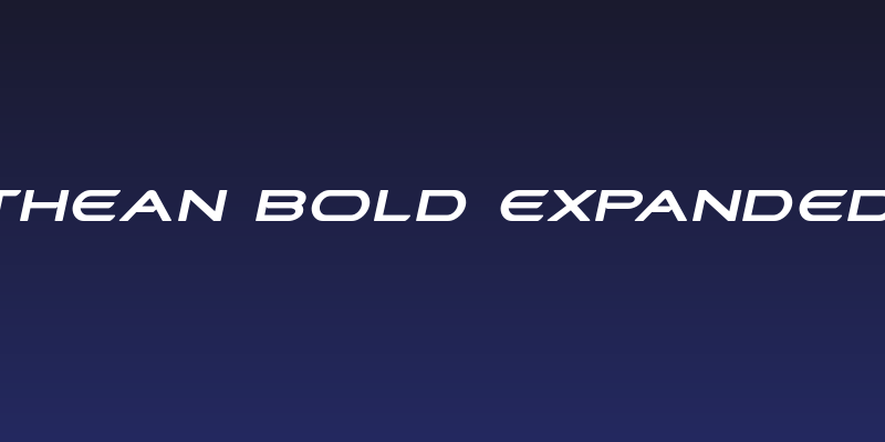 Promethean Bold Expanded Italic Social Header