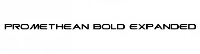 Promethean Bold Expanded  font caratteri gratis