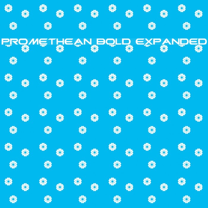 Promethean Bold Expanded Font examples
