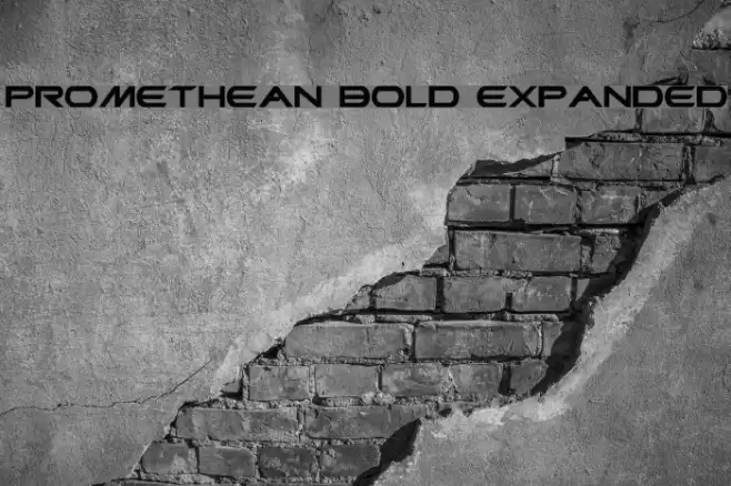 Promethean Bold Expanded Font examples