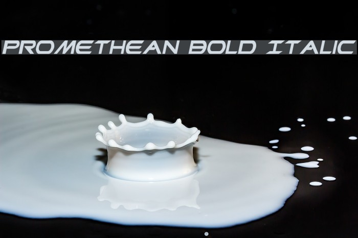 Promethean Bold Italic Font examples