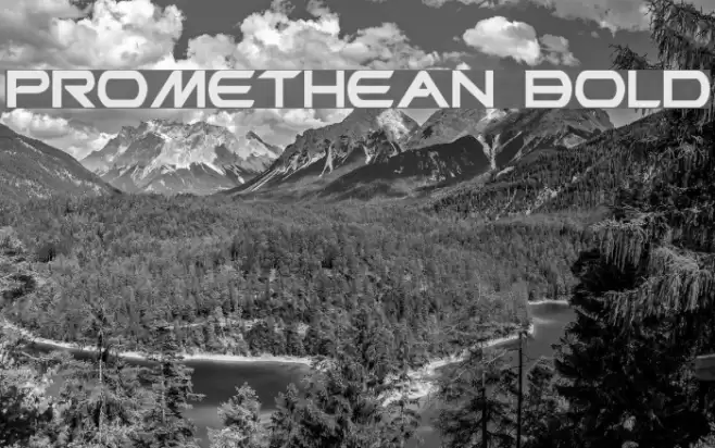 Promethean Bold Font examples