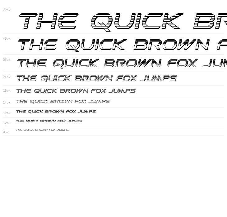 Promethean Chrome Italic Waterfall