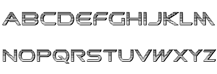 Promethean Chrome Font LOWERCASE