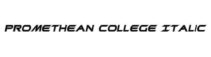 Promethean College Italic  les polices de caractères gratuit tlcharger