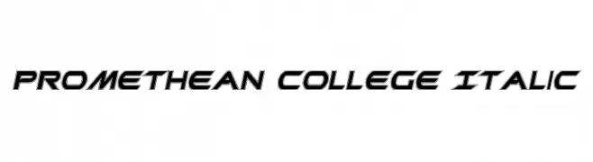 Promethean College Italic  baixar fontes gratis