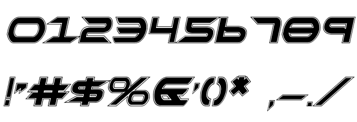 Promethean College Italic Font OTHER CHARS