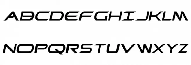 Promethean Expanded Italic 字体 大写