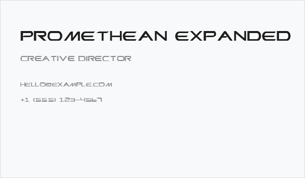 Promethean Expanded Business Card