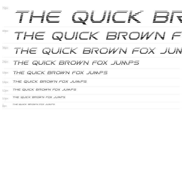 Promethean Gradient Italic Waterfall