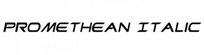 Promethean Italic  Frei Schriftart Herunterladen