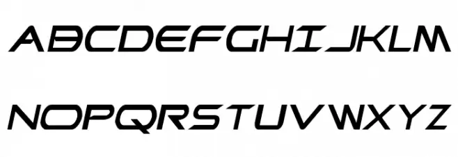 Promethean Italic خط أحرف كبيرة