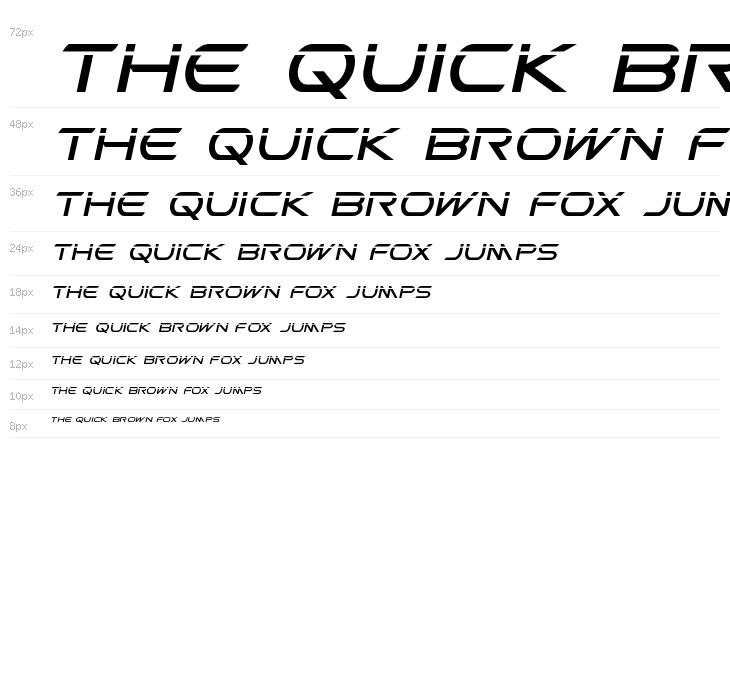 Promethean Laser Italic Waterfall