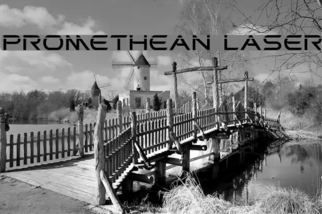 Promethean Laser Font examples