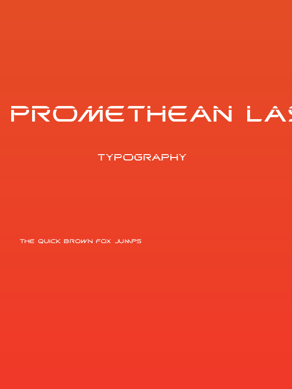 Promethean Laser Poster