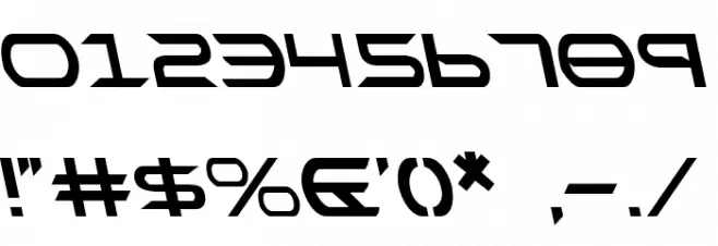 Promethean Leftalic Font OTHER CHARS