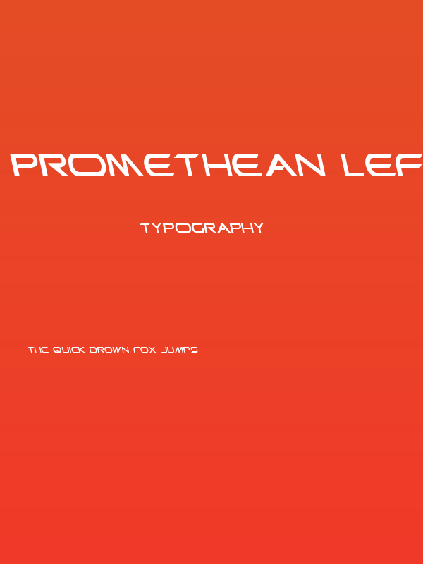 Promethean Leftalic Poster