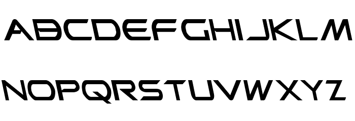 Promethean Leftalic Font LOWERCASE