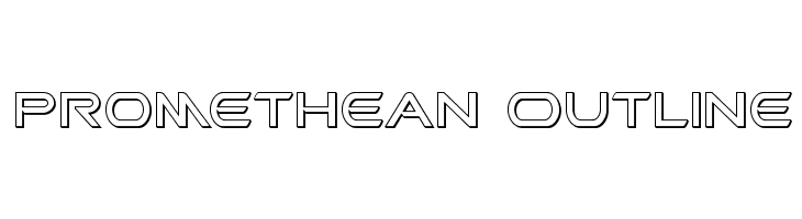 Promethean Outline  Frei Schriftart Herunterladen