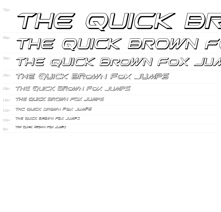 Promethean Shadow Italic Waterfall