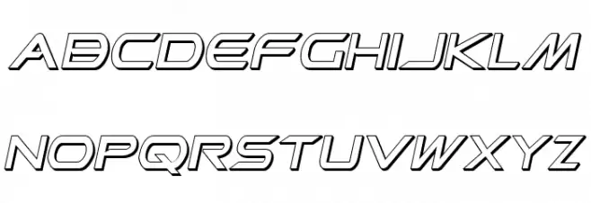 Promethean Shadow Italic Caratteri MINUSCOLO