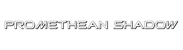 Promethean Shadow Font