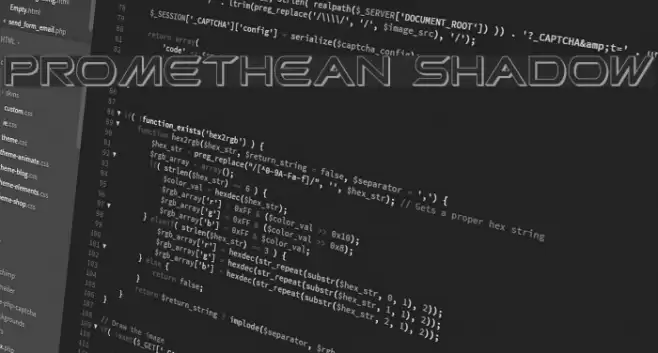 Promethean Shadow Font examples